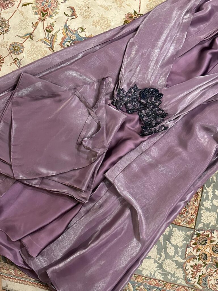 Luxury Royal Purple Abaya Collection - Handcrafted modesty for women in Pakistan.